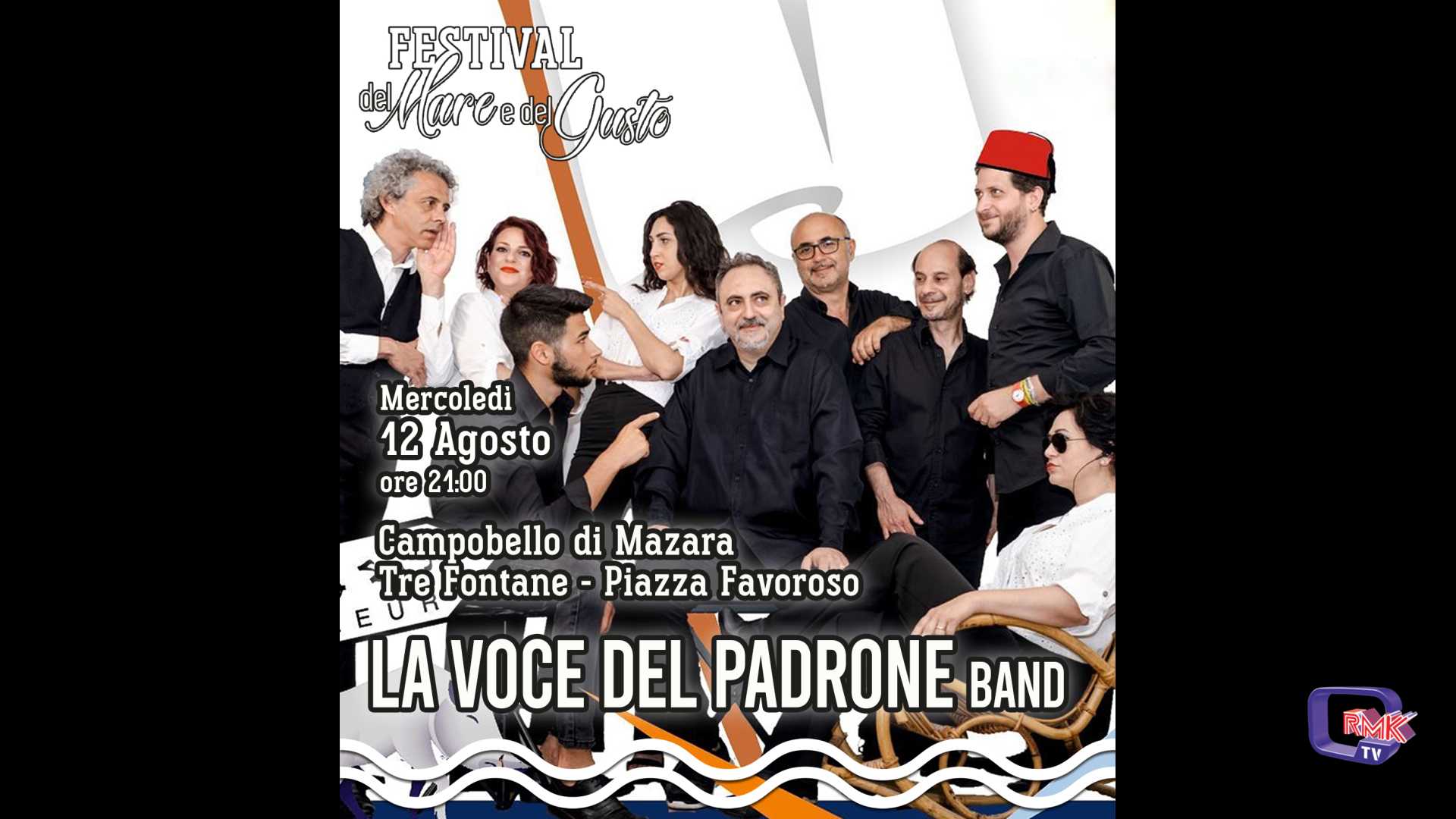Festival del Mare e del Gusto, stasera a Tre Fontane La Voce del Padrone Band