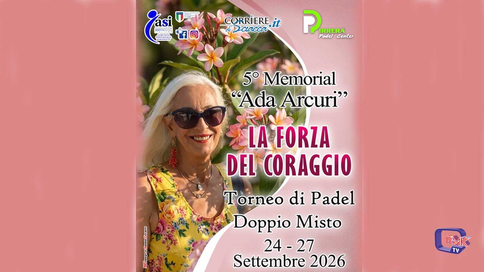 Padel, a Sciacca la quinta edizione del memorial Ada Arcuri
