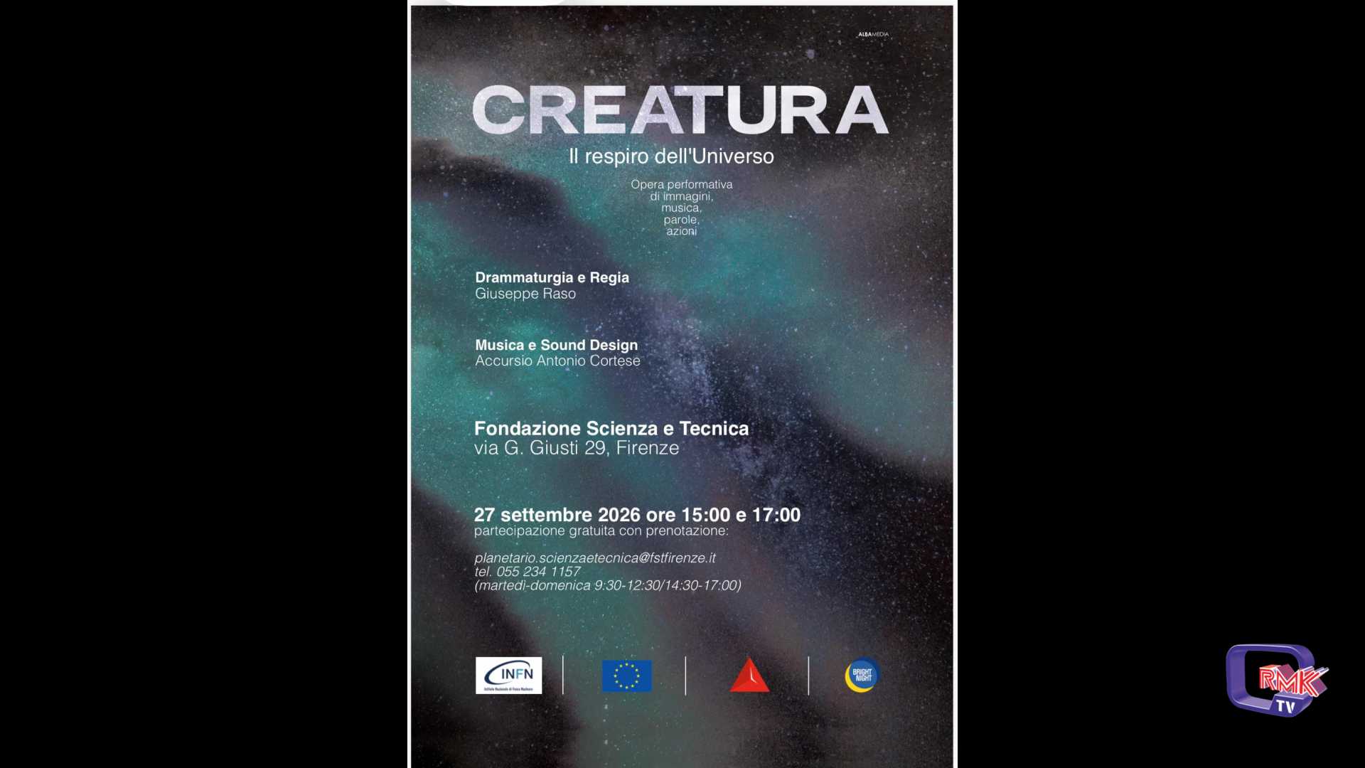 “Creatura – il respiro dell'universo” approda a Firenze