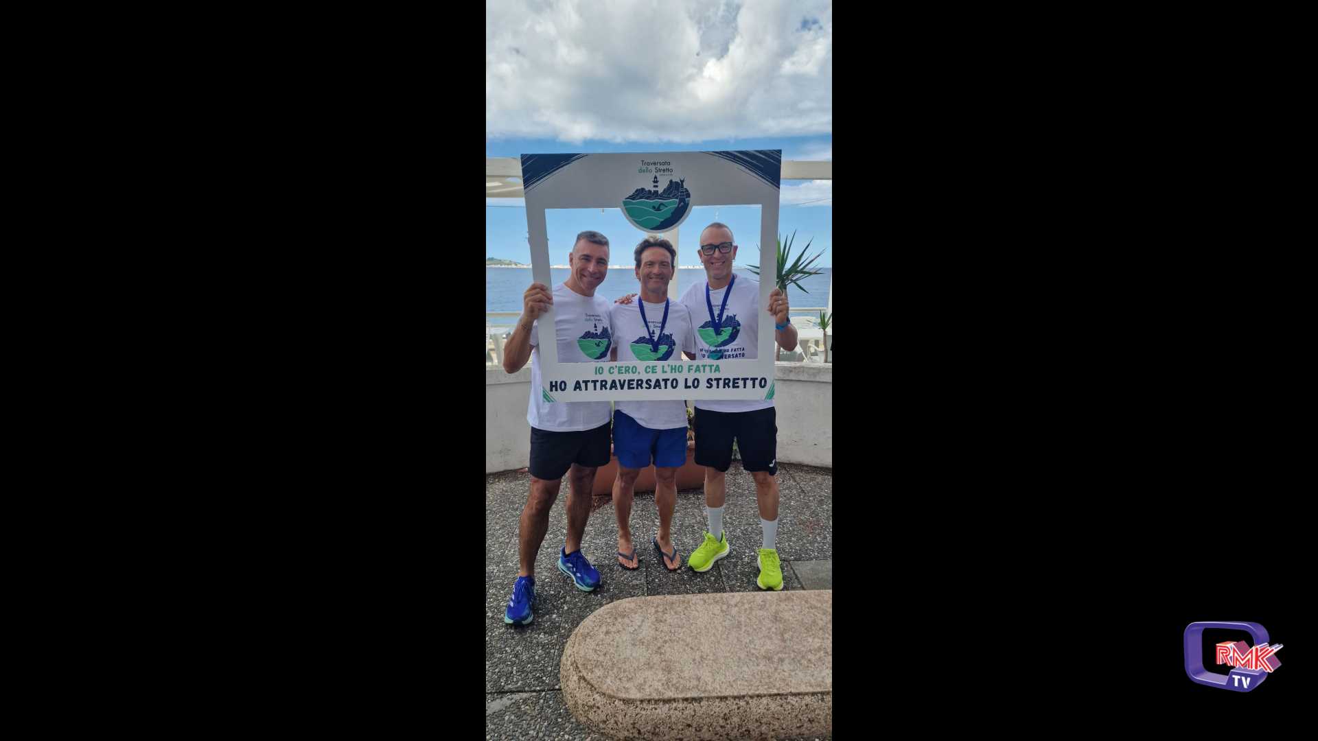 Sciacca Running, tre atleti concludono con successo la traversata a nuoto dello Stretto di Messina
