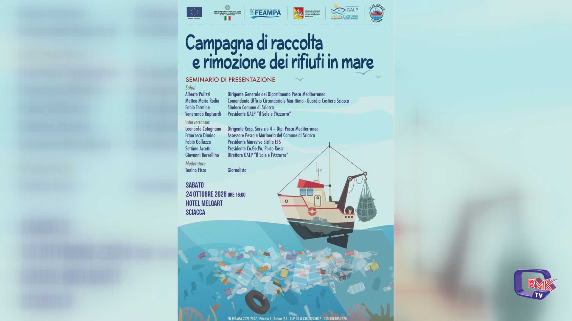 Recupero di rifiuti dal mare, al via iniziativa del Galp «Il Sole e l'Azzurro»